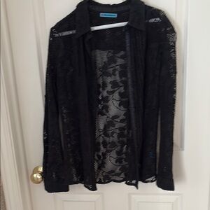 Black Lace Women's Sweater size m